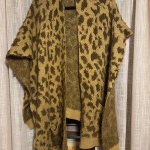 Kori Brown Leopard Cardigan